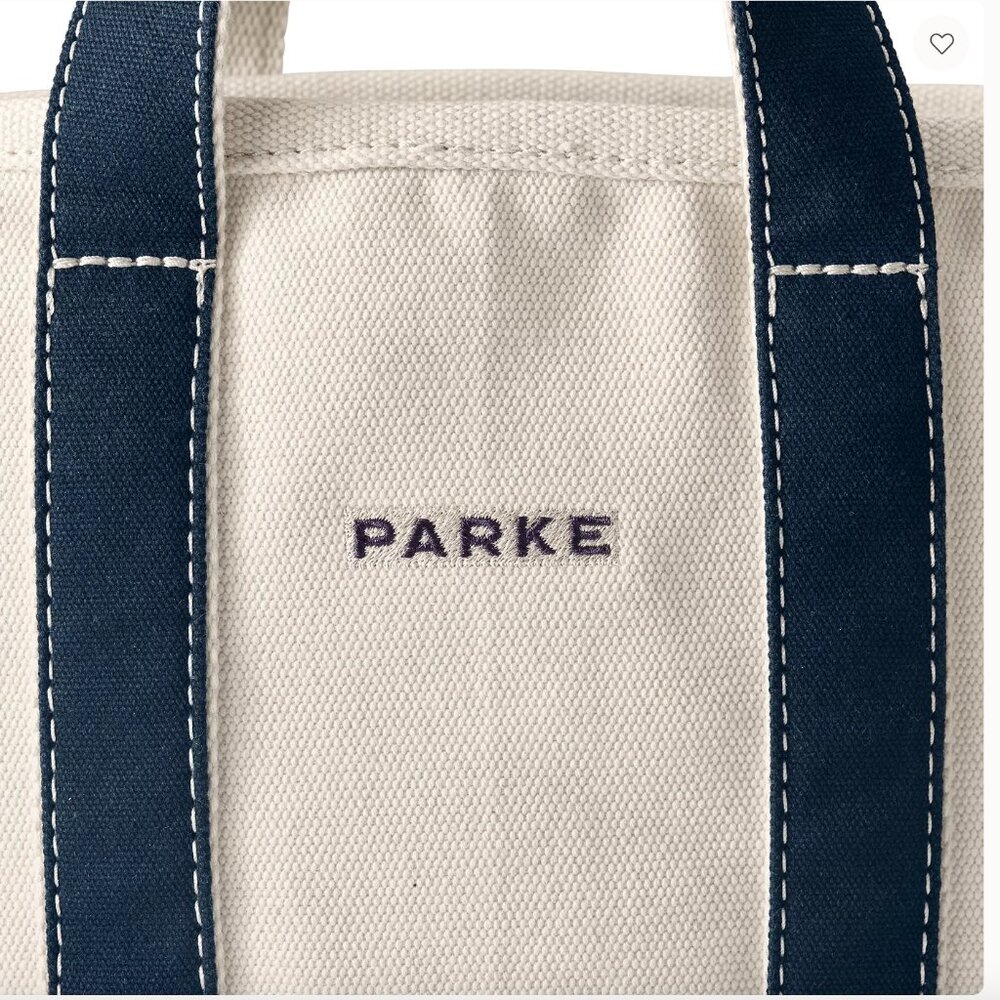 PARKE - Lands Ends Canvas Tote Bag + denim pouch - Picture 3 of 7